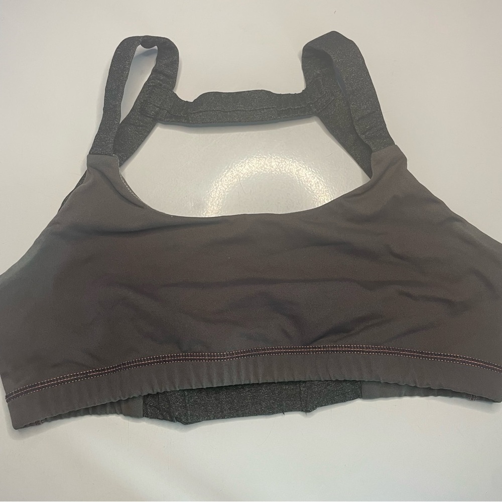 Savage Barbell Medium/Large Sports Bra Dyed Dark Gray PRELOVED - Picture 6 of 11